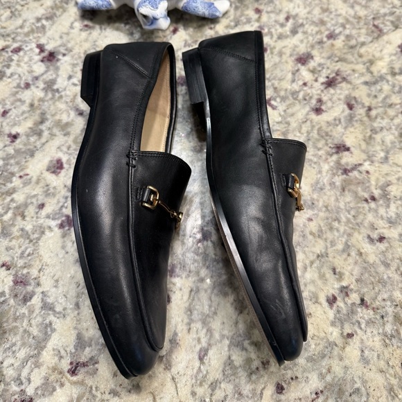 Sam Edelman Black Loafer Shoes Classic Preppy - Picture 6 of 11